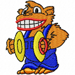 Kids And Toys Embroidery Design 5